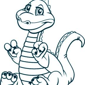 Раскраска Динозавры