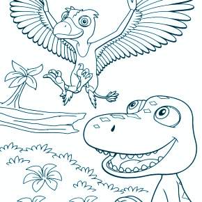 Раскраска Динозавры