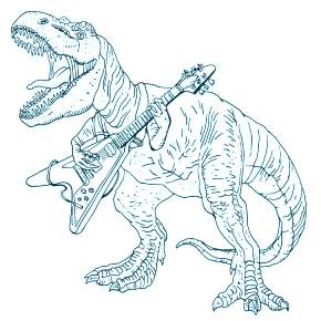 Раскраска Динозавры
