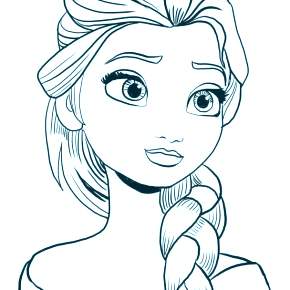 Раскраска Эльза и Анна Раскраска Эльза и Анна