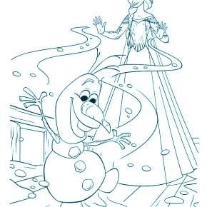 Раскраска Эльза и Анна Раскраска Эльза и Анна