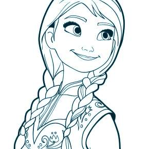 Раскраска Эльза и Анна Раскраска Эльза и Анна