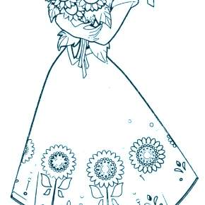 Раскраска Эльза и Анна Раскраска Эльза и Анна