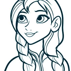 Раскраска Эльза и Анна Раскраска Эльза и Анна