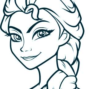 Раскраска Эльза и Анна Раскраска Эльза и Анна