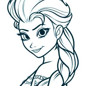 Раскраска Эльза и Анна Раскраска Эльза и Анна