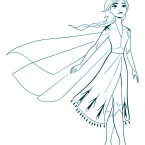 Раскраска Эльза и Анна Раскраска Эльза и Анна