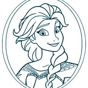 Раскраска Эльза и Анна Раскраска Эльза и Анна