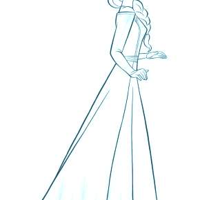 Раскраска Эльза и Анна Раскраска Эльза и Анна