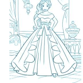 Раскраска Эльза и Анна Раскраска Эльза и Анна
