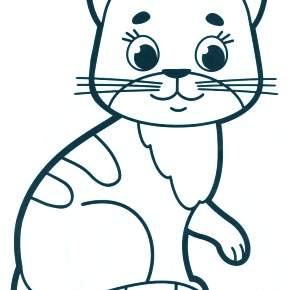 Раскраска Кошечки