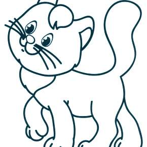 Раскраска Кошечки