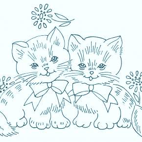 Раскраска Кошечки