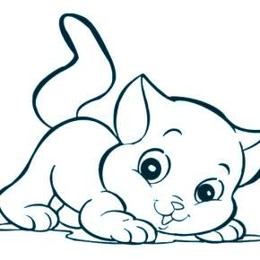 Раскраска Кошечки