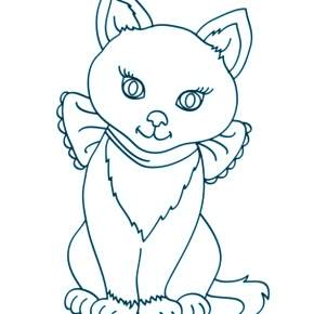 Раскраска Кошечки