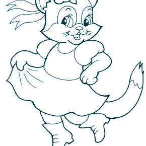 Раскраска Кошечки