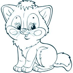 Раскраска Кошечки