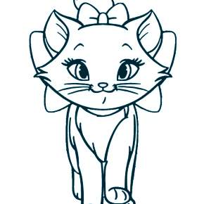 Раскраска Кошечки