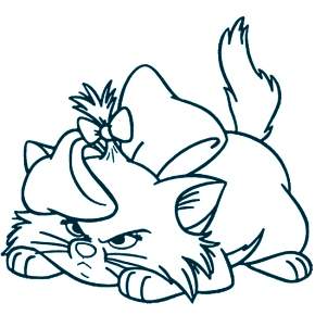 Раскраска Кошечки