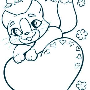 Раскраска Кошечки