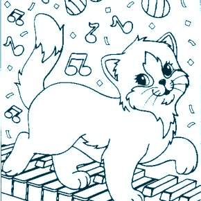 Раскраска Кошечки