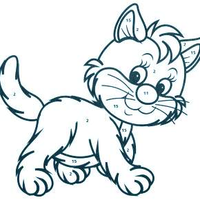 Раскраска Кошечки