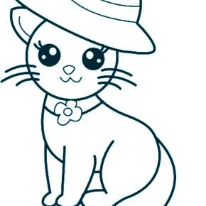 Раскраска Кошечки