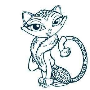 Раскраска Кошечки