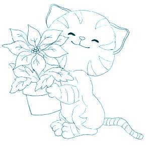 Раскраска Кошечки