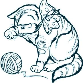 Раскраска Кошечки