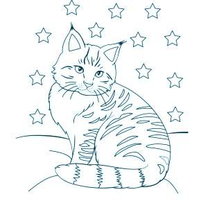 Раскраска Кошечки