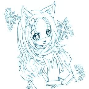 Раскраска Кошечки