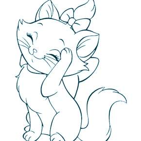 Раскраска Кошечки