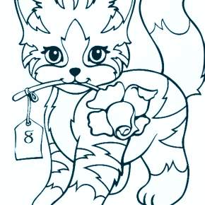 Раскраска Кошечки