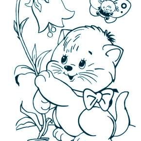 Раскраска Кошечки