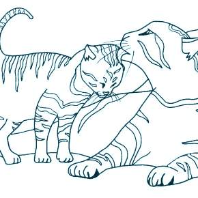 Раскраска Кошечки