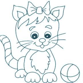 Раскраска Кошечки
