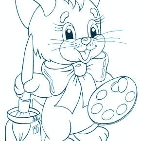 Раскраска Кошечки