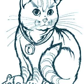 Раскраска Кошечки