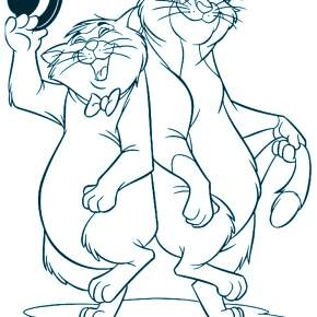 Раскраска Кошечки