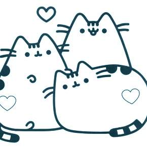 Раскраска Кошечки