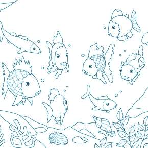 Раскраски Рыбки