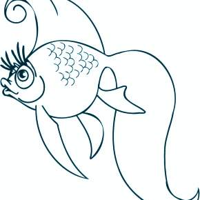 Раскраски Рыбки