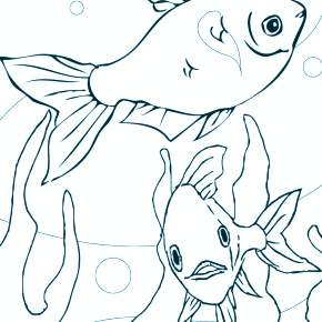 Раскраски Рыбки