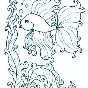 Раскраски Рыбки