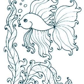 Раскраски Рыбки