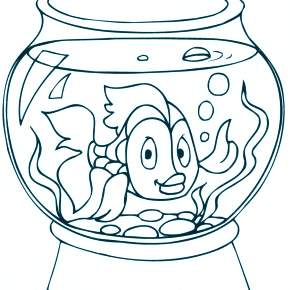 Раскраски Рыбки