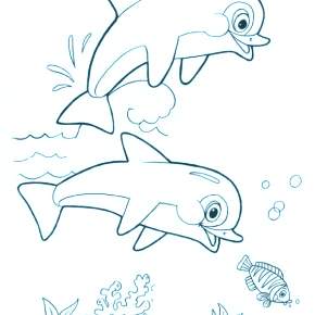 Раскраски Рыбки
