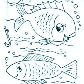 Раскраски Рыбки