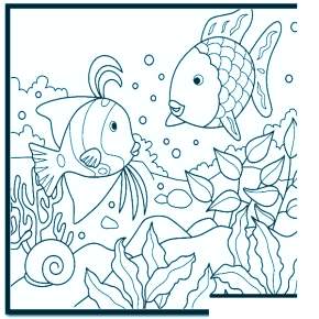 Раскраски Рыбки